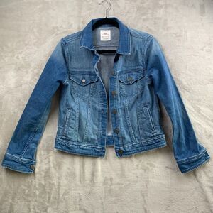 VINEYARD VINES CASUSAL JEAN JACKET WOMEN'S Size XS LIGHT WASH BLUE 2J0156 213930